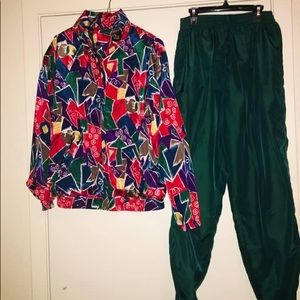 EVR vintage windbreaker set